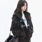 Leopard Hooded Short Jacket WLS0006