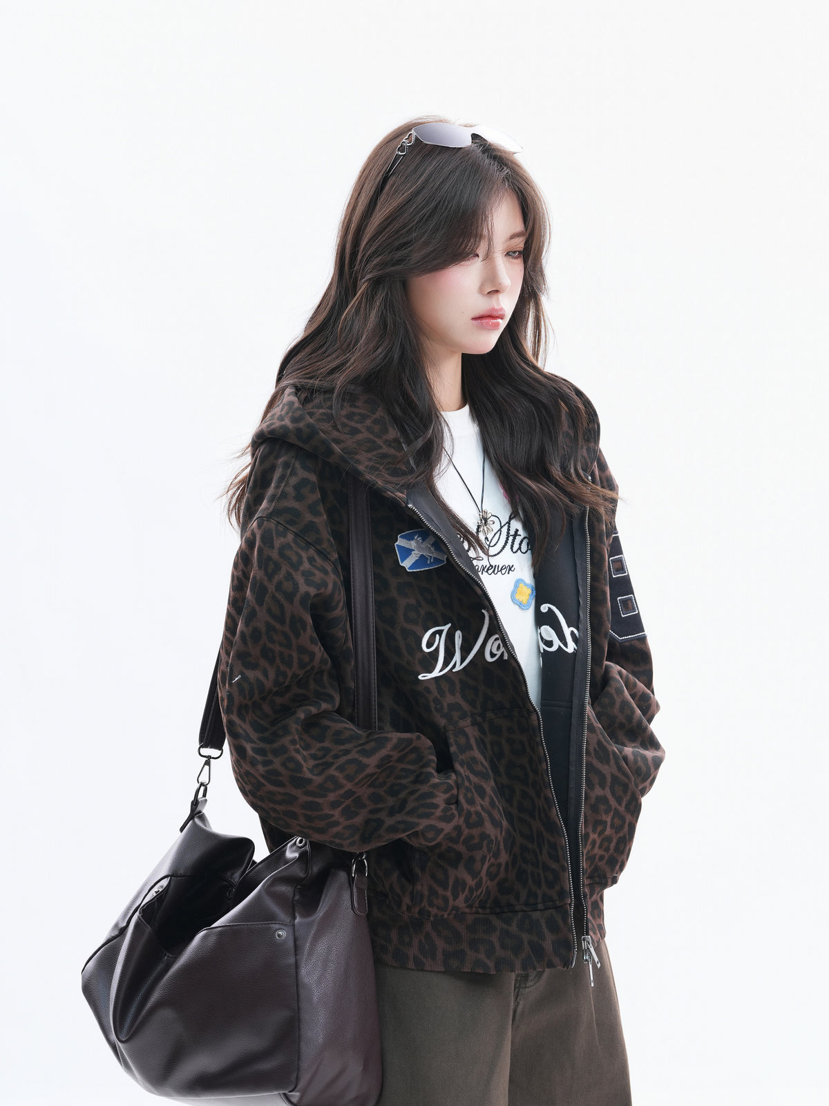 Leopard Hooded Short Jacket WLS0006