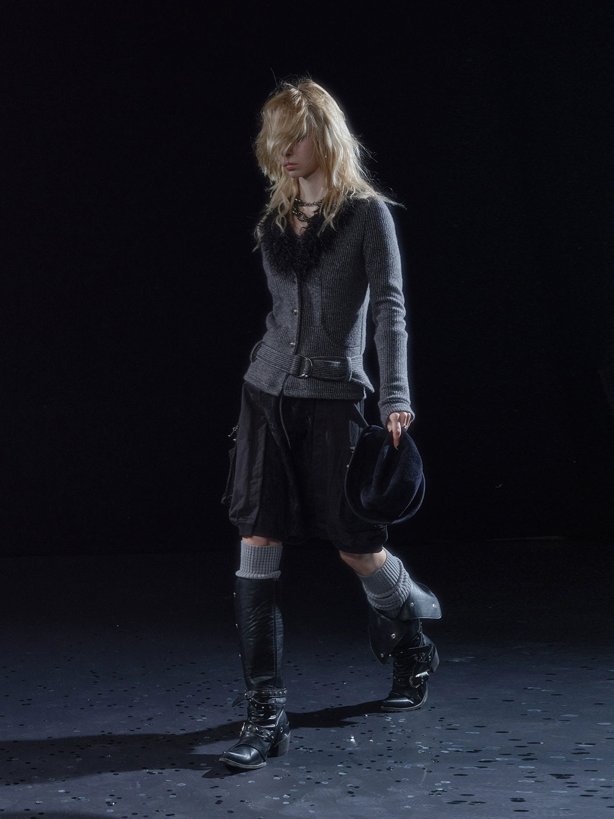 Lace Balloon A-Line Skirt WAT0009