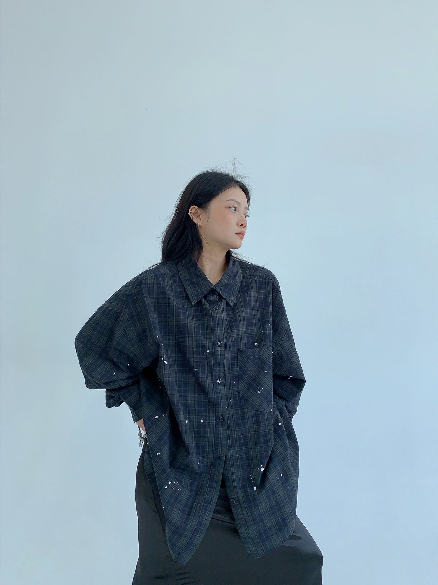Back Logo Loose Paid Shirt YLS0932
