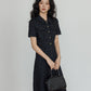 Floral Denim Shirt Dress VAS0088