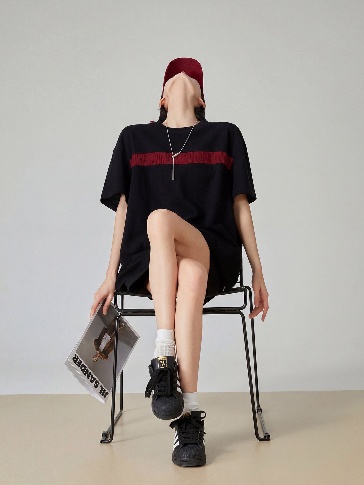 Red Line Short Sleeve T-Shirt / Shorts FER0173