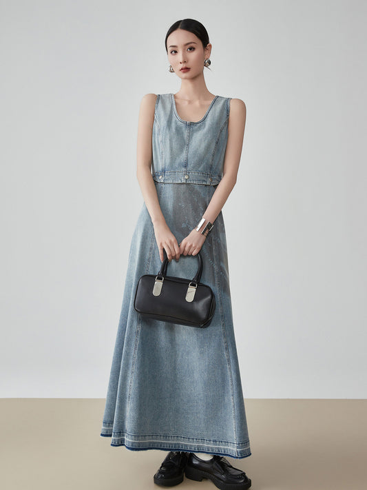 Washed Vest Strap Dress FER0106