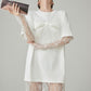 Lace Docking T-Shirt Dress FER0150