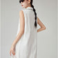Flowers Denim Dress Sleeveless FER0350
