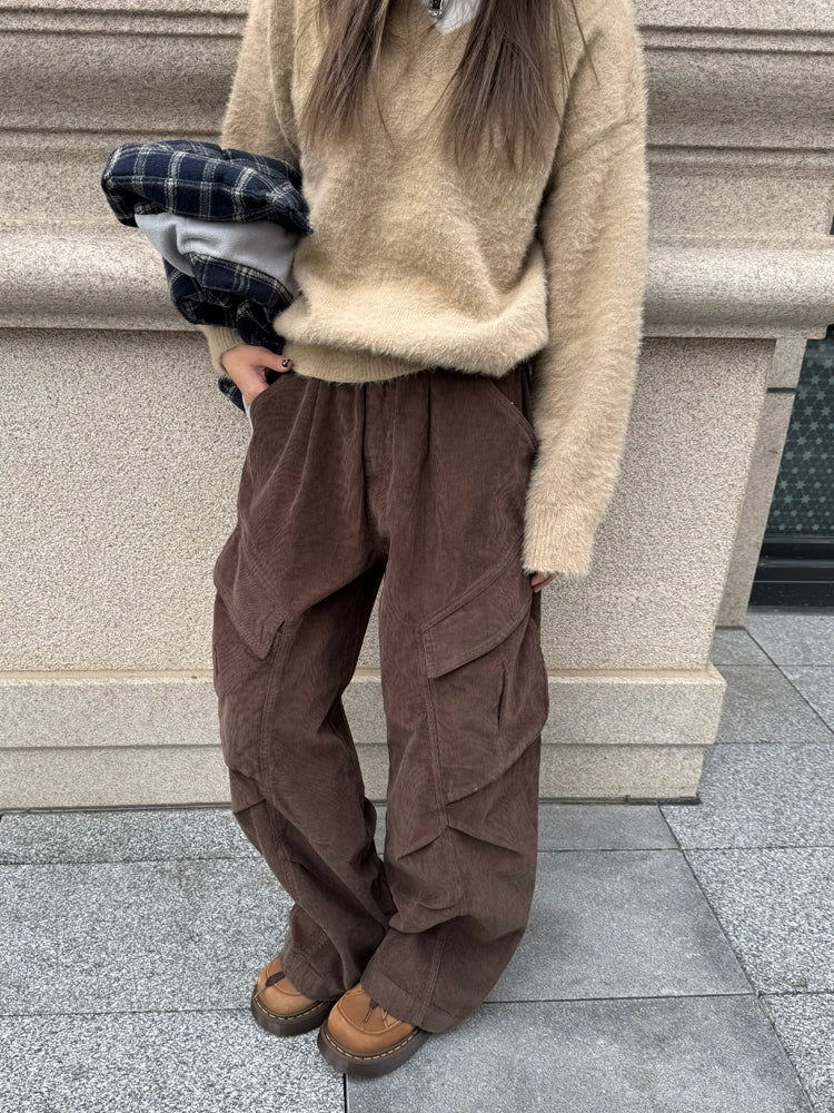 Big Pocket Wide Cargo Pants CYE0006