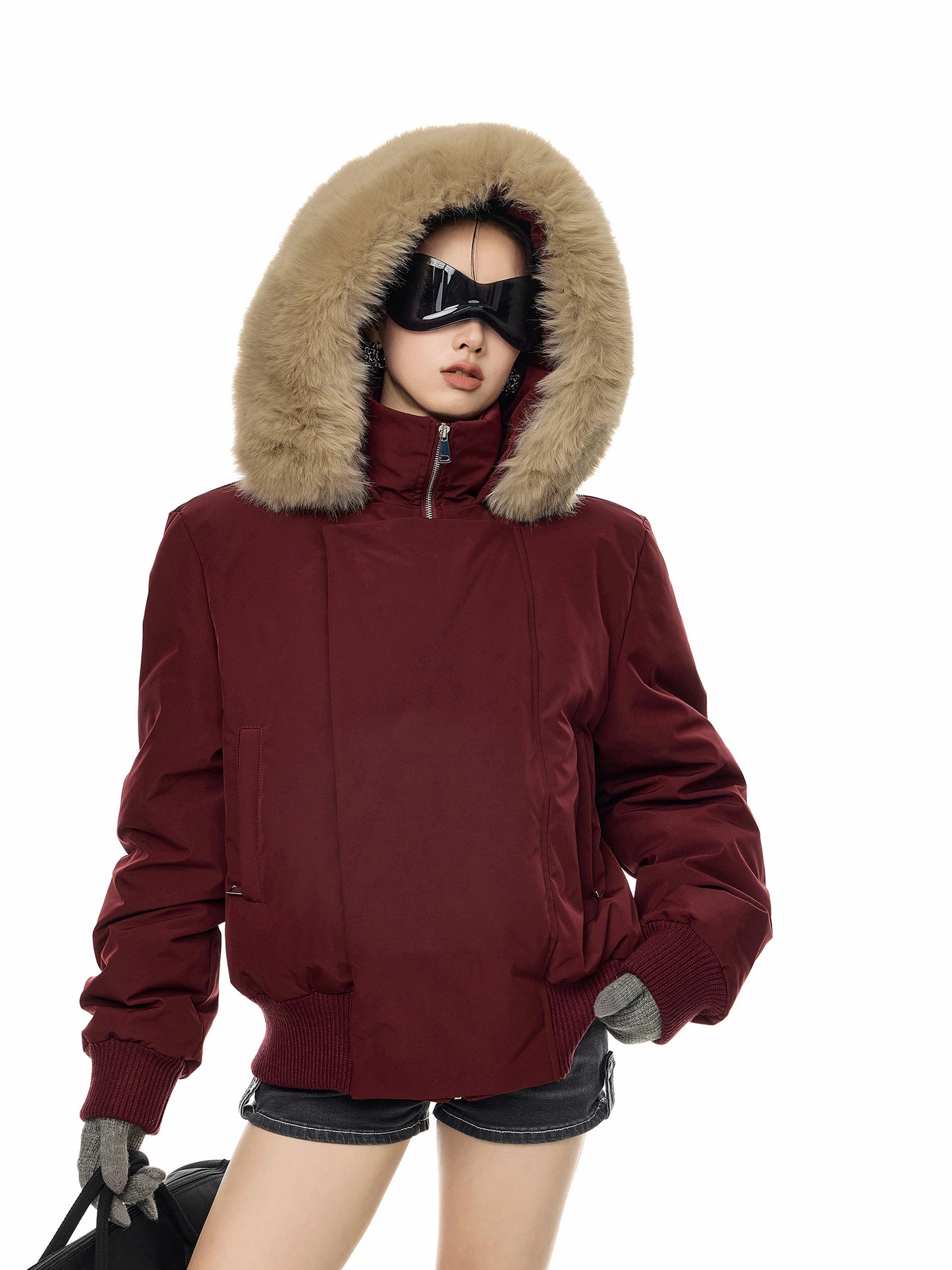Fur Hood Down Jacket ICM0099