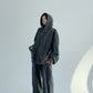 Fleece Zip-Up Hoodie / Fleece Wide Pants YLS1015
