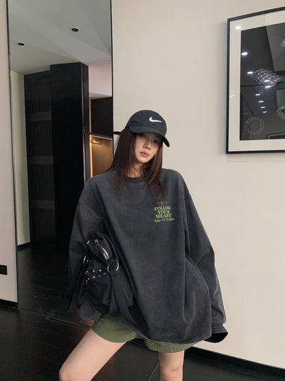 Vintage Back Logo Long Sleeve Top YLS1037