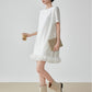 Hem Tulle Frill Mini Dress FER0128