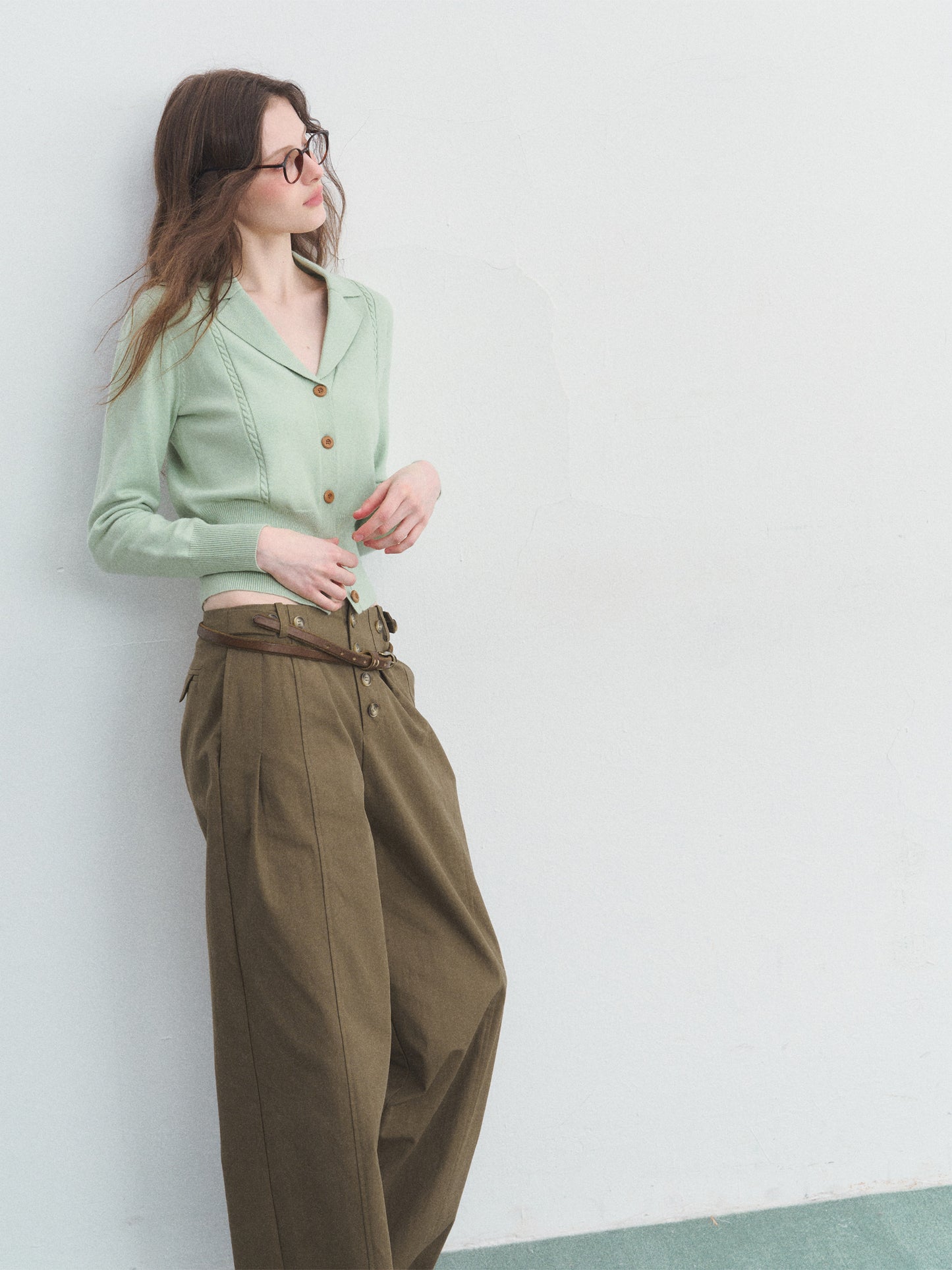 V-Neck Spring Knit Top SPY0037