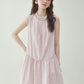 Pink Striped Sleeveless Dress AMU0020