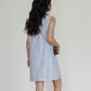 Ribbon Embroidered Sleeveless Dress VAS0092