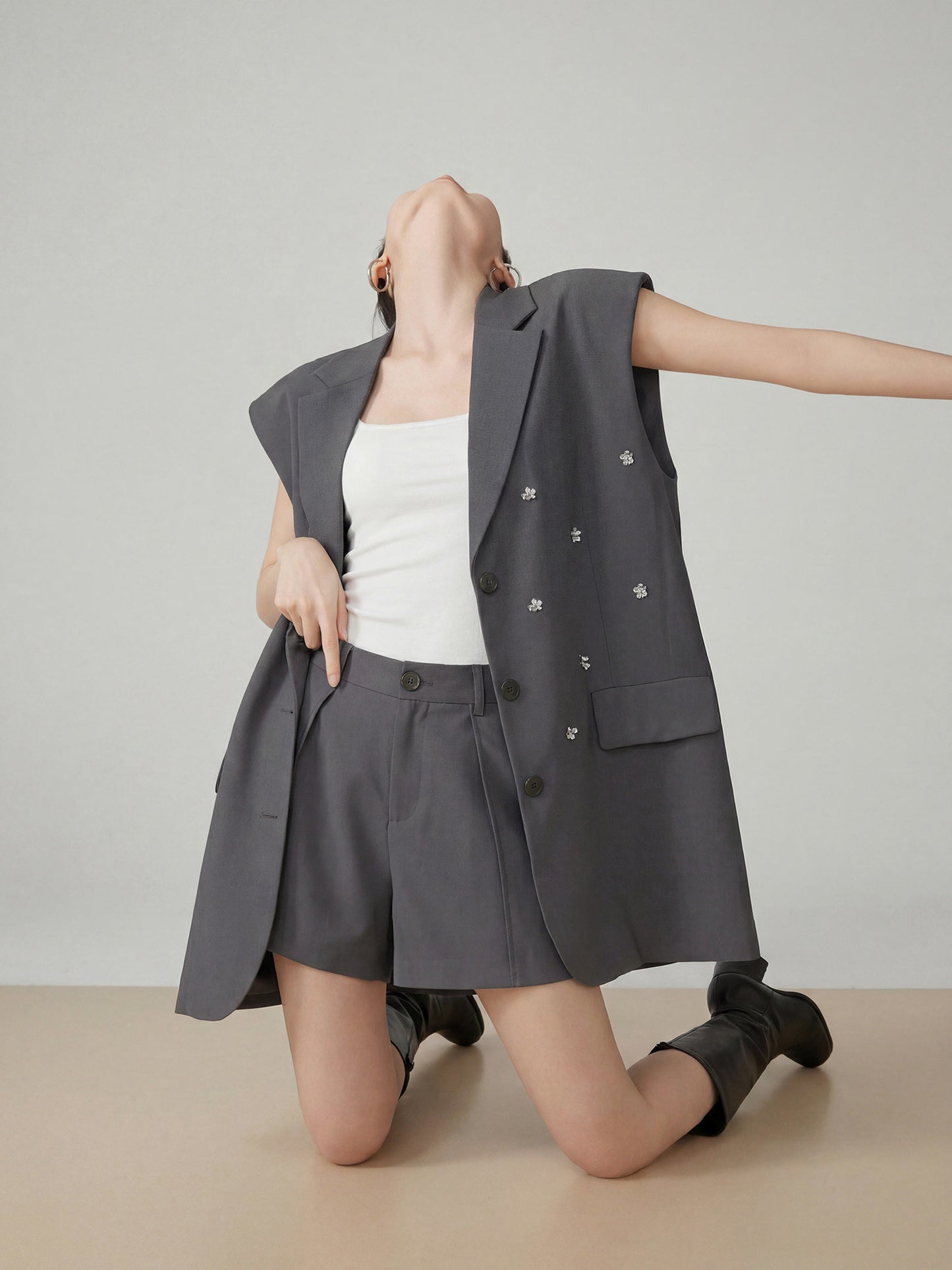 Bijou Tailored Vest / Shorts FER0300