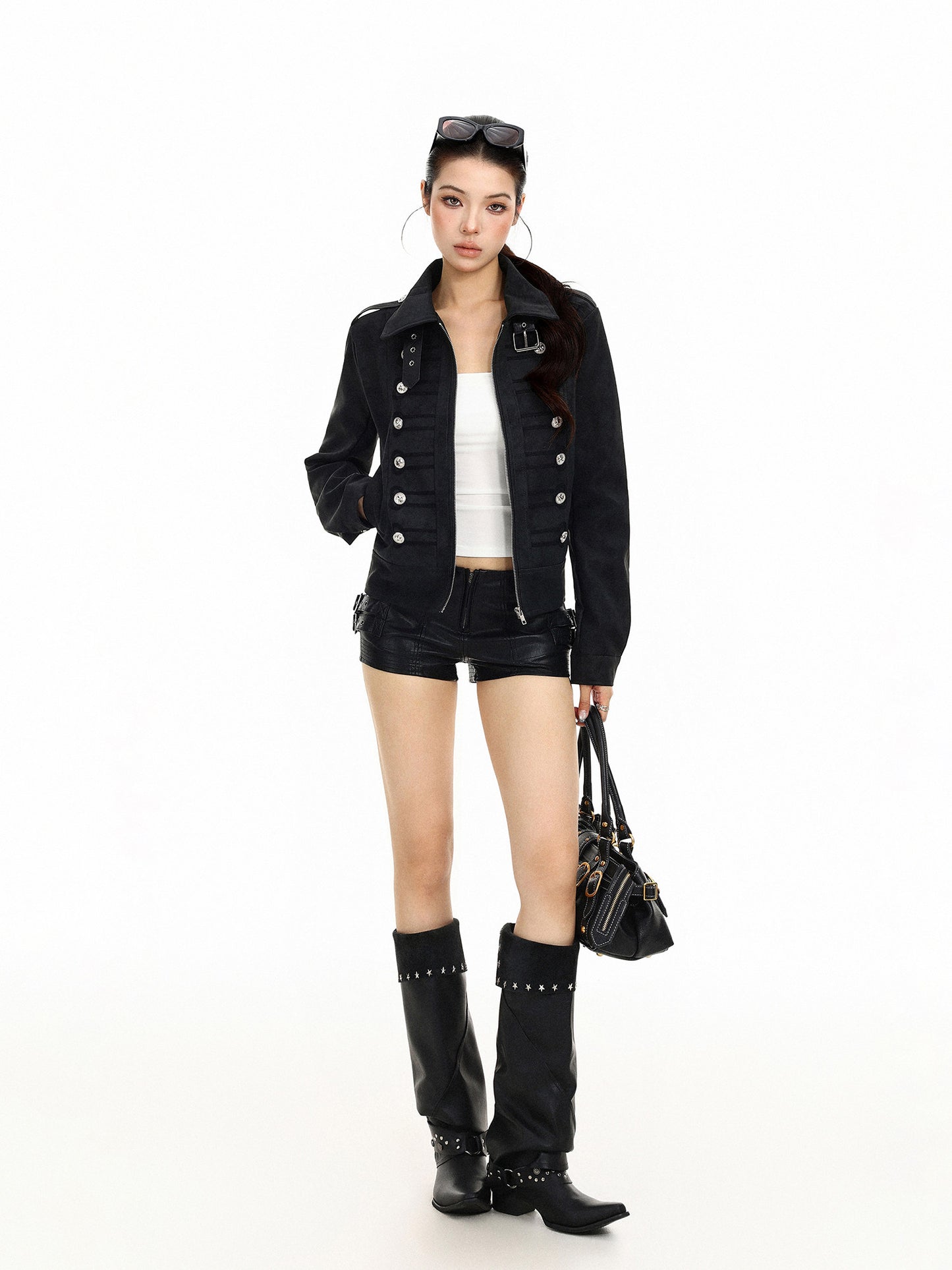 Napoleon Stand Collar Zip Jacket BGS0056
