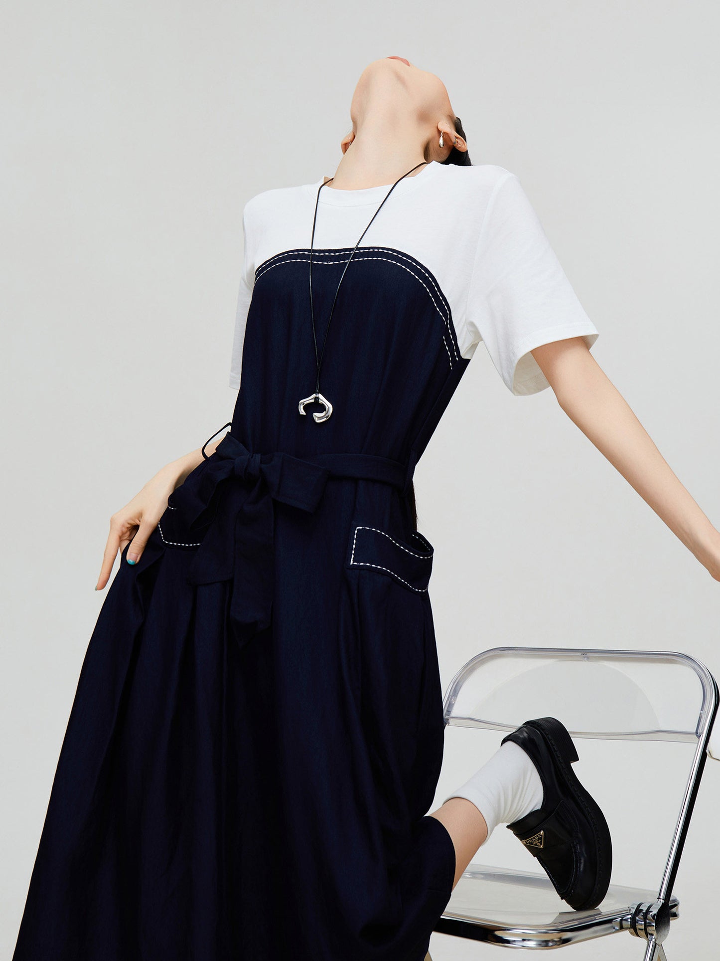 Bandeau-Style Docking Dress FER0302