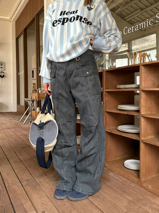 Multi Pocket Leg Cargo Pants CYE0077