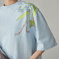 Floral Print Oversized Short-Sleeve T-Shirt  FER0288