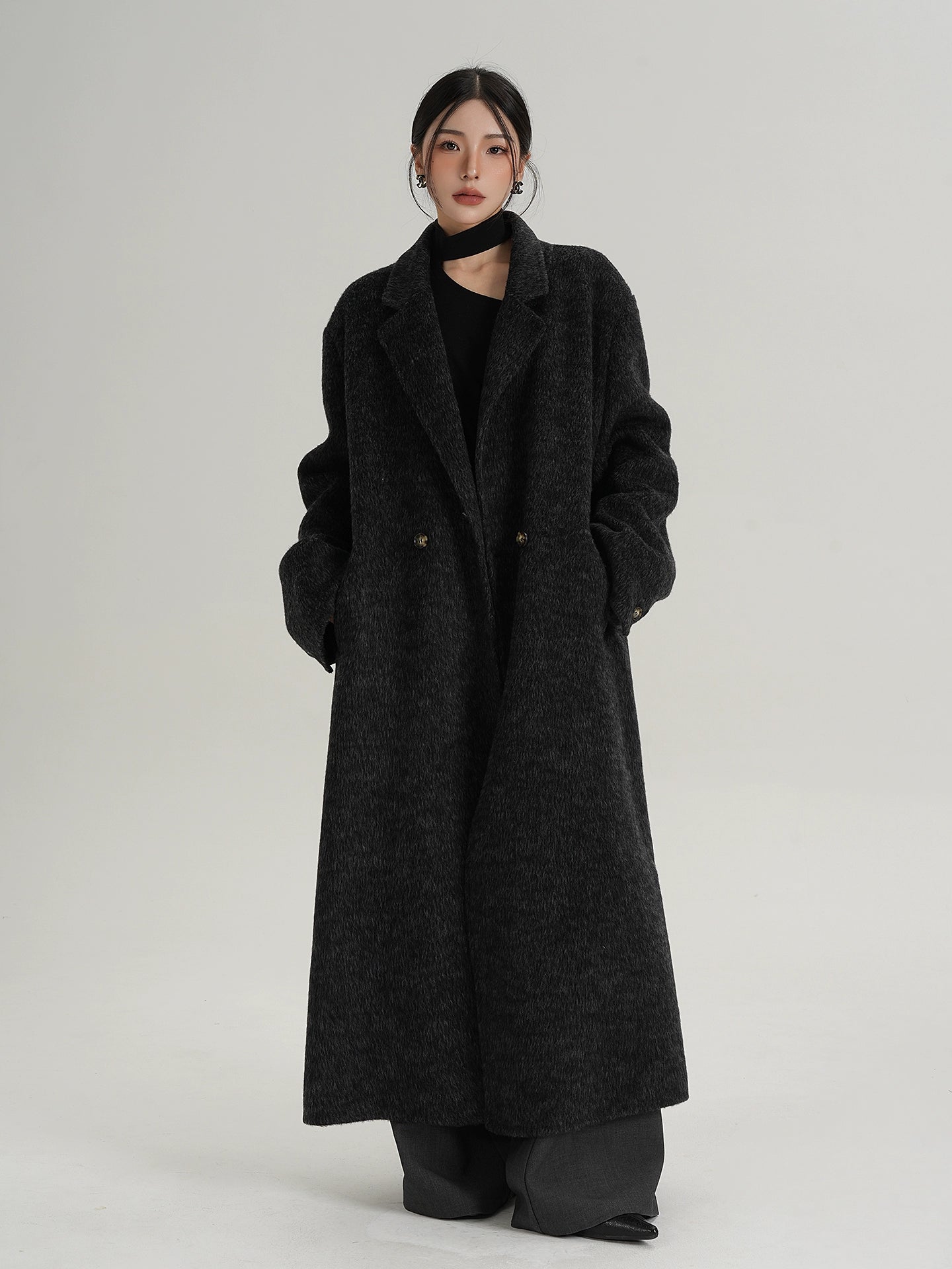 Loose Long Wool Coat SRS0392