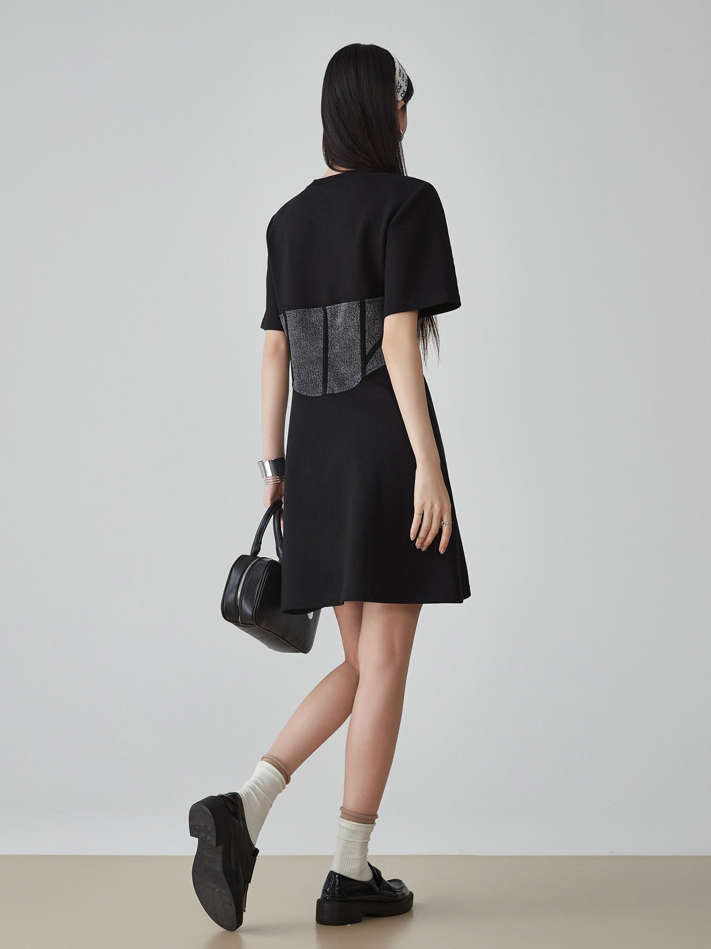 Corset Detail Mini Dress FER0196