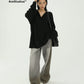 V-Neck Loose Pullover Knit ACS0144