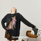 Leopard Print Oversized Sweatshirt / Leopard Casual Pants LLA0657
