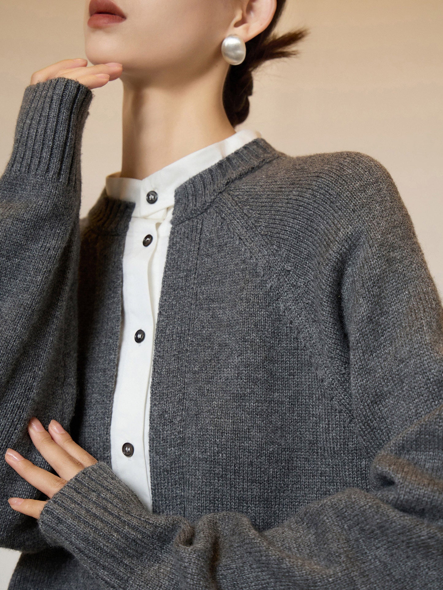 Shirt Docking Knit Top SUY0023