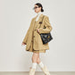 Light Camel Big Blazer / Sleeveless Dress SUY0026