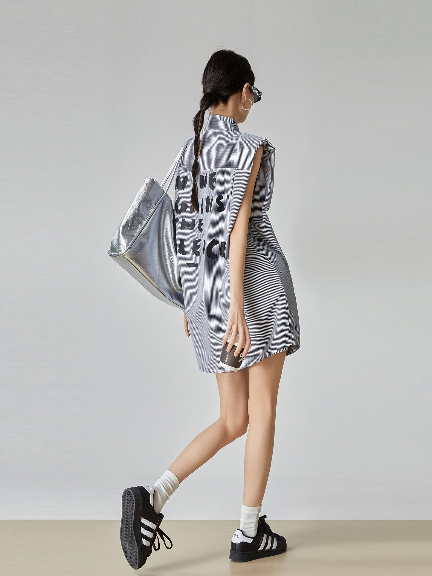 Striped Sleeveless Shirt / Shorts FER0087