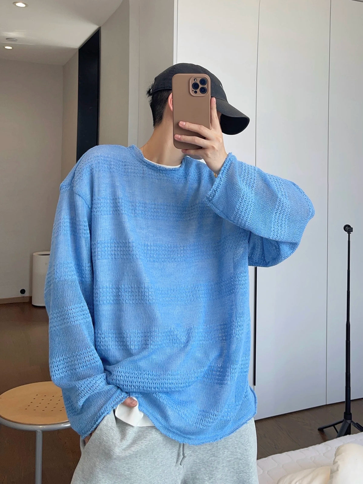 See-Through Long-Sleeve T-Shirt DAZ0009