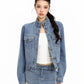 Stand Collar Denim Jacket BGS0049