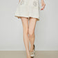 Floral Rope Embroidery Shirt / Short Pants FER0389