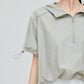 Nylon Half-Zip Short-Sleeve / Mini Skirt FER0231