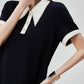 Color-Block Design Polo Dress FER0217