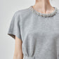 Waist Gather Sweatshirt Mini Dress FER0275