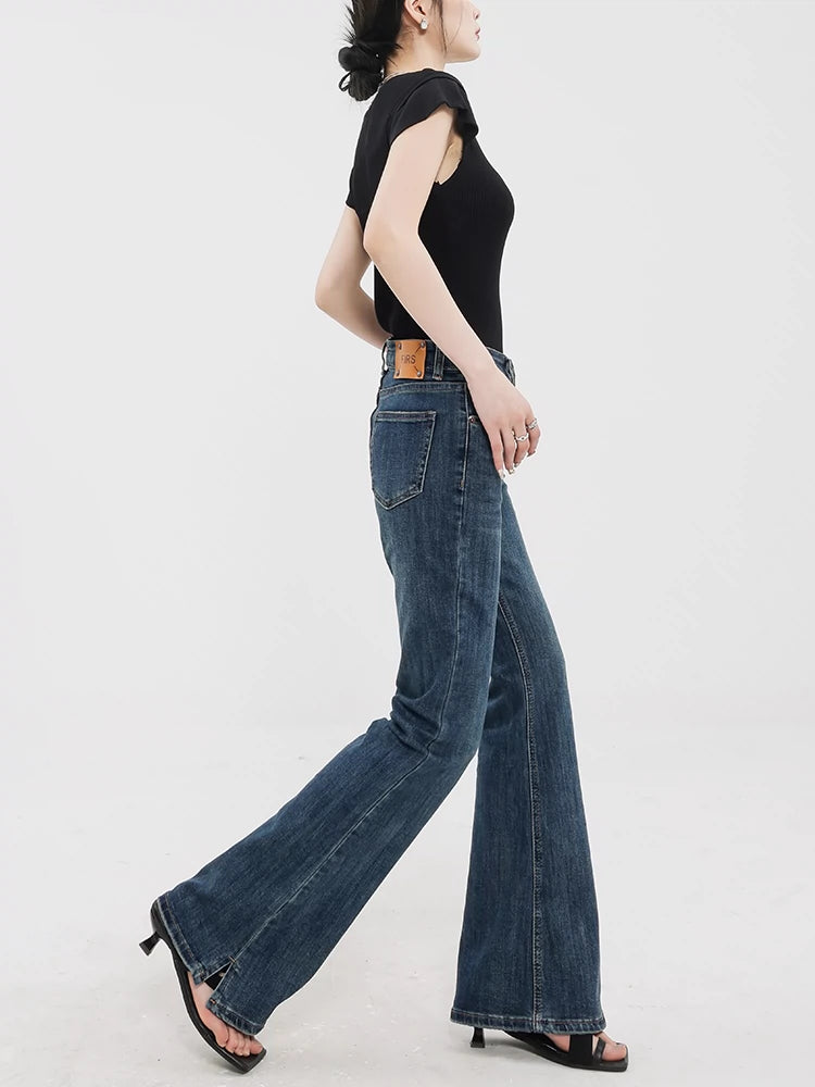 Vintage Flared Denim Pants ABW0006