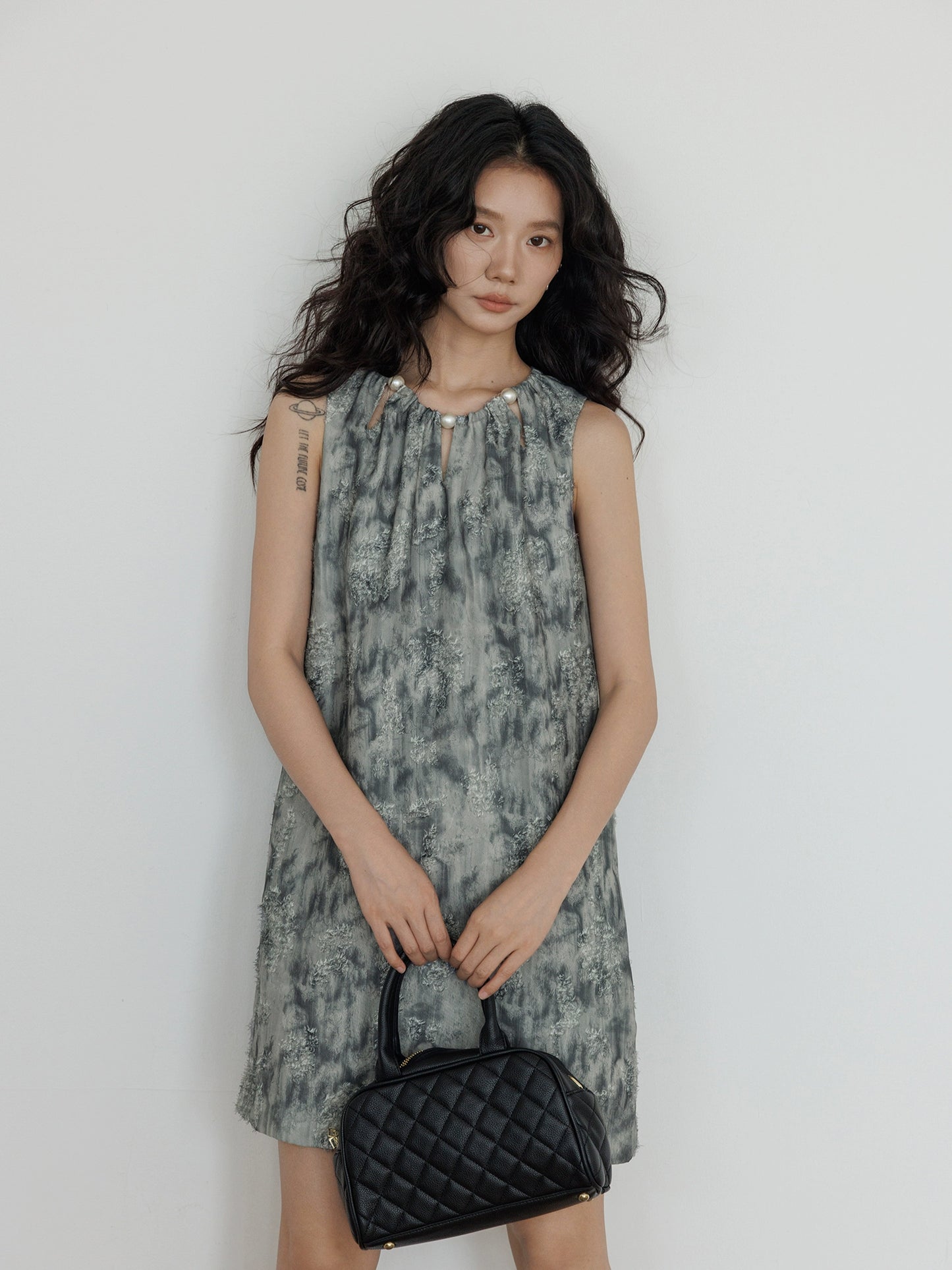 Round Neck Sleeveless Dress VAS0130