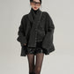 Scarf Mid-Length Wool Coat SRS0383