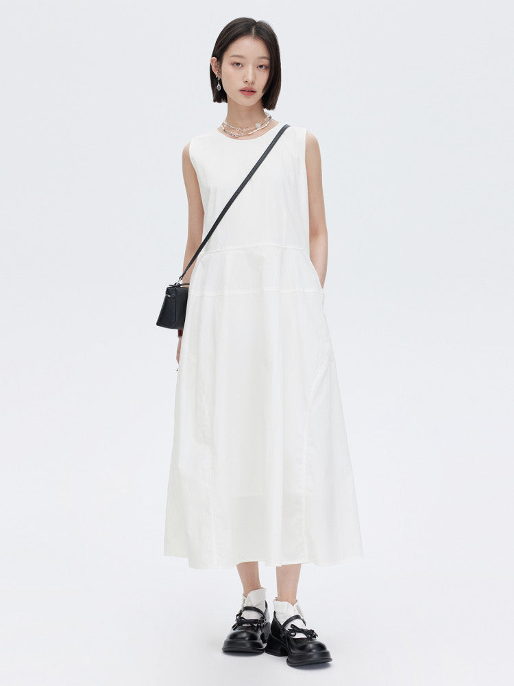 A-Line Sleeveless Tank Dress SHN0039