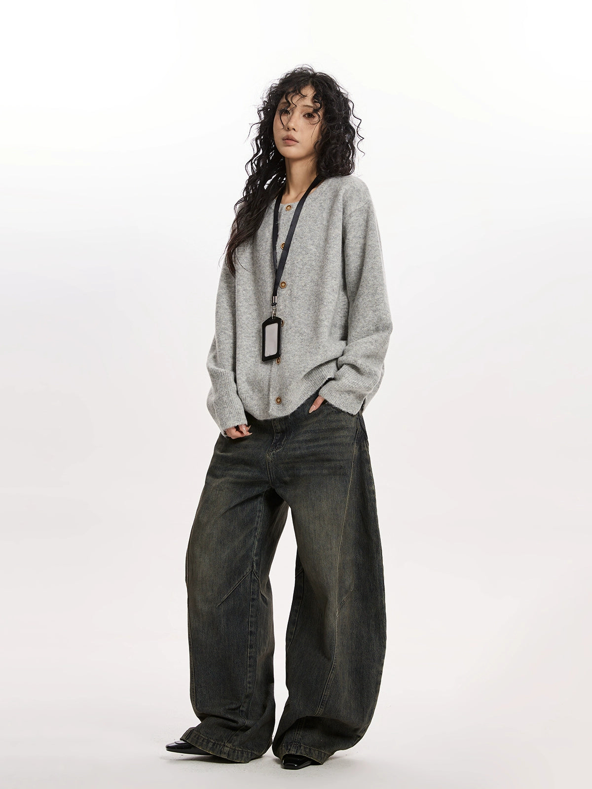 Round Neck Knit Cardigan VAT0007