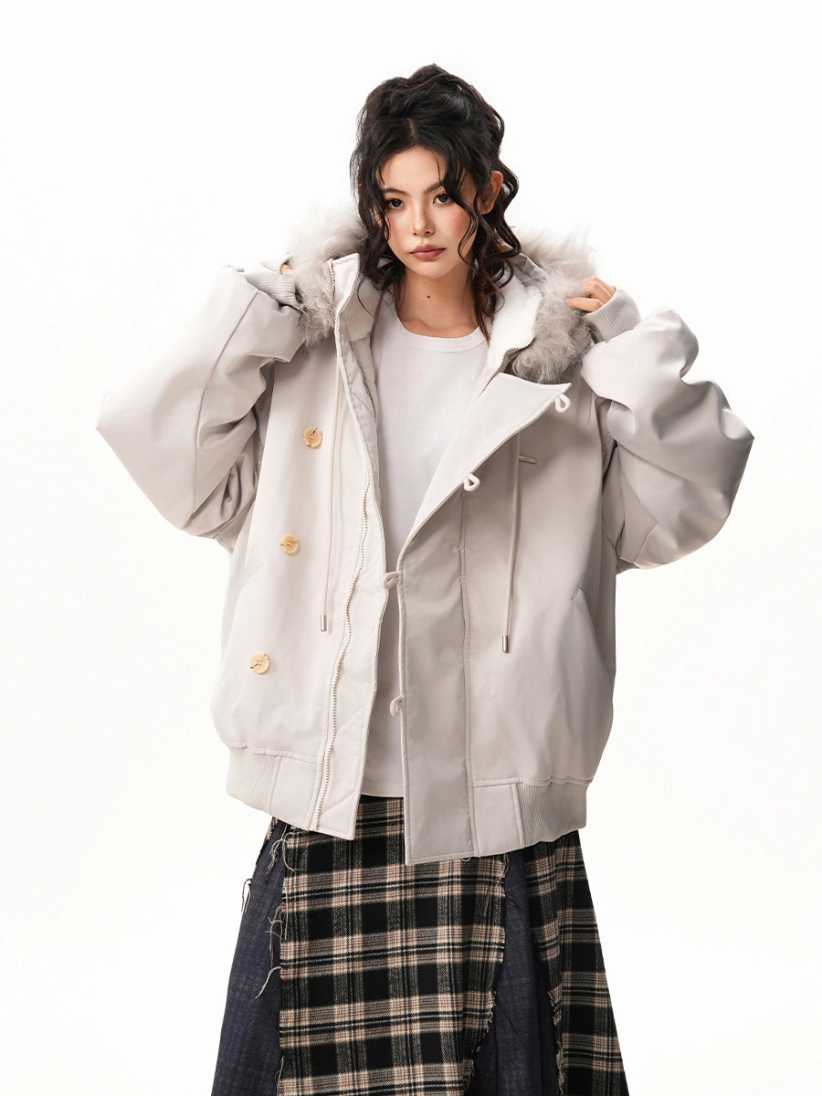 Fur Collar Cotton Jacket BWA0003