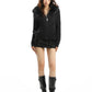Faux Fur Zip Knit Top BGS0042