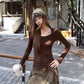 Round Neck Long-Sleeve T-Shirt WWP0001
