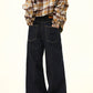 Loose Wide Curve Denim Pants WDZ0032