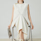Front Layered Vest / Straight Long Skirt FER0271