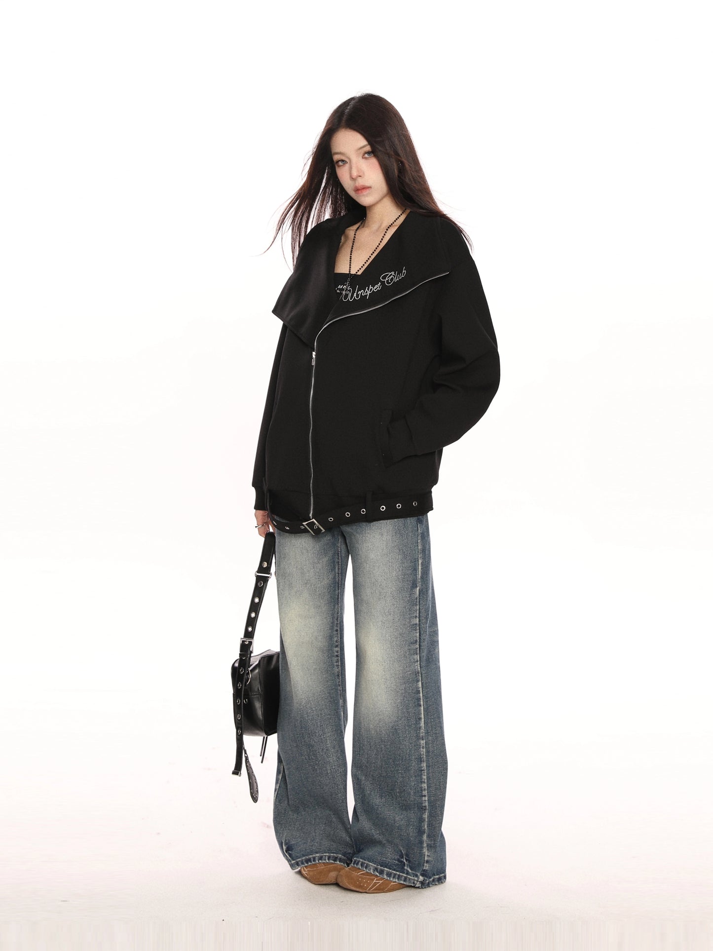 Big Collar Zip Jacket BGS0020
