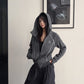 Color-Contrast Stitch Short Jacket YLS1045