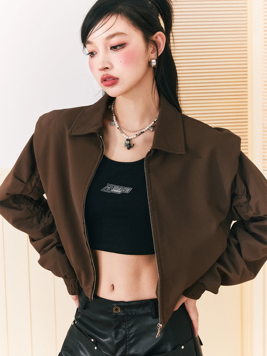 Power Shoulder Short Jacket NXD0002