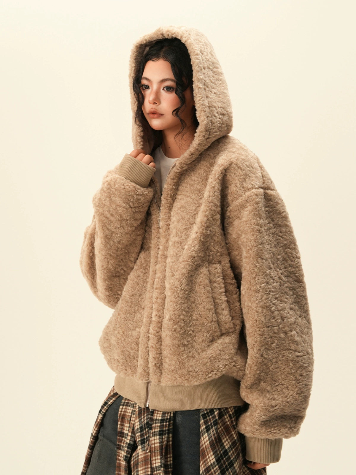 Fluffy Full Zip Hoodie BWA0010