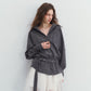 Belt Long-Sleeve Loose Shirt SPY0027